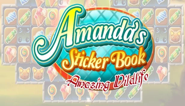 阿曼达的贴纸书2 - 奇妙野生动物（Amanda's Sticker Book 2 - Amazing Wildlife） 游戏封面