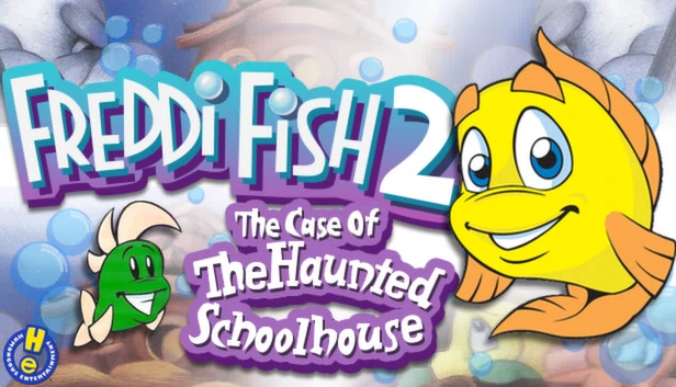 弗雷迪鱼2:闹鬼校舍案(Freddi Fish 2: The Case of the Haunted Schoolhouse) 游戏封面