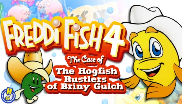 Freddi Fish 4: Briny Gulch的Hogfish rustler案（Freddi Fish 4: The Case of the Hogfish Rustlers of Briny Gulch） 游戏封面