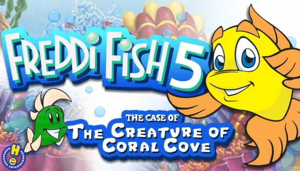 弗雷迪·菲什5 特别收录食堂狂热®:珊瑚湾生物案(Freddi Fish 5 featuring Mess Hall Mania®: The Case of the Creature of Coral Cove) 游戏封面