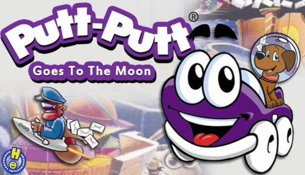 普特普特去月球（Putt-Putt® Goes to the Moon） 游戏封面