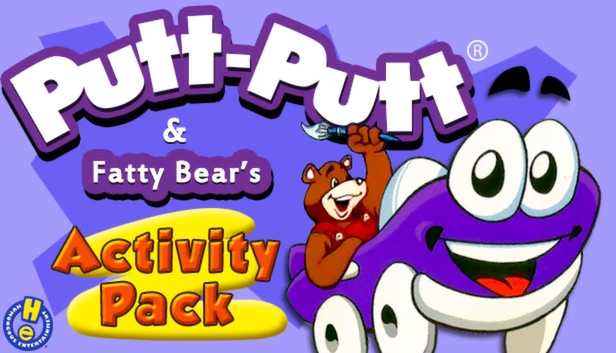 噗噗车®与胖胖熊的活动合集（Putt-Putt® and Fatty Bear's Activity Pack） 游戏封面