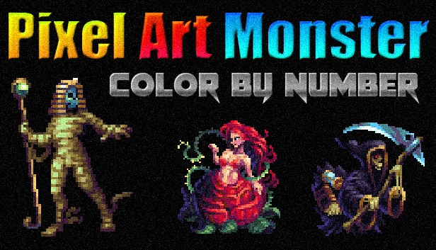 像素艺术怪物 - 数字填色（Pixel Art Monster - Color by Number） 游戏封面