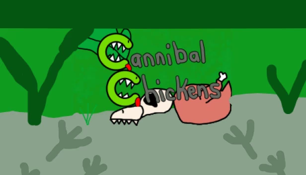 食人鸡（Cannibal Chickens） 游戏封面