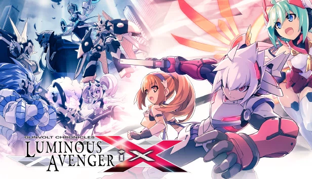 苍蓝雷霆：刚伏特 银色战斧 iX（Gunvolt Chronicles: Luminous Avenger iX） 游戏封面