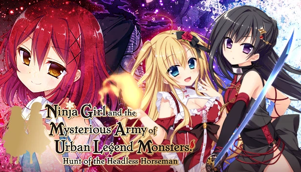 忍者少女与都市传说怪物的神秘军团！～无头骑士的狩猎～（Ninja Girl and the Mysterious Army of Urban Legend Monsters! ~Hunt of the Headless Horseman~） 游戏封面