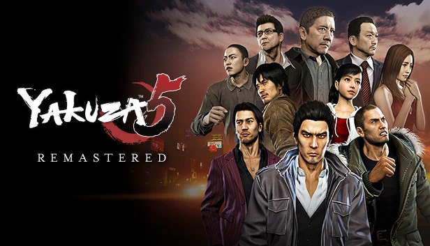 如龙5 重制版（Yakuza 5 Remastered） 游戏封面