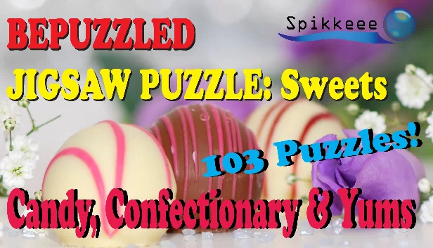 Bepuzzled 拼图：甜点（Bepuzzled Jigsaw Puzzle: Sweets） 游戏封面