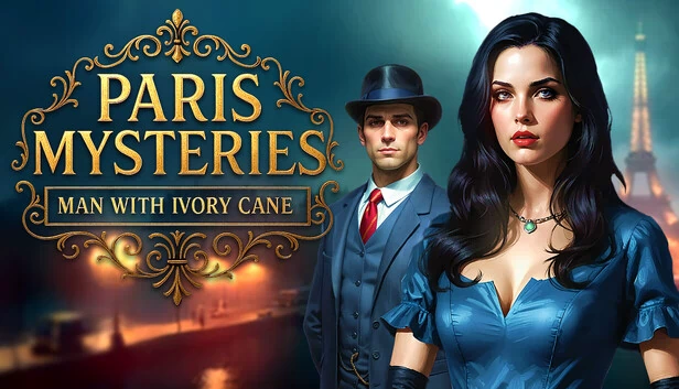巴黎谜案:象牙手杖男子(Paris Mysteries: Man with Ivory Cane) 游戏封面