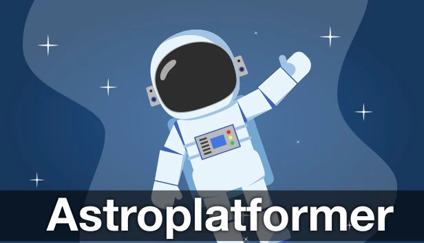 太空平台跳跃游戏（Astroplatformer） 游戏封面