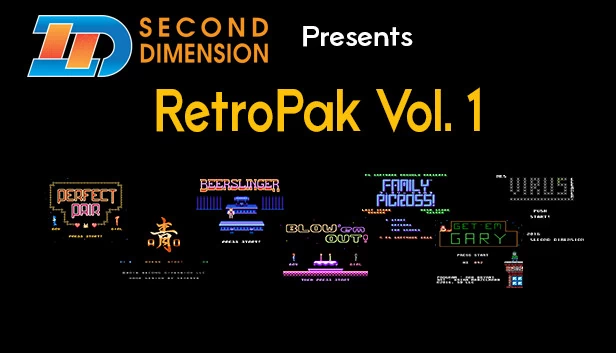 第二维度复古合集 第一卷（Second Dimension RetroPak Vol. 1） 游戏封面