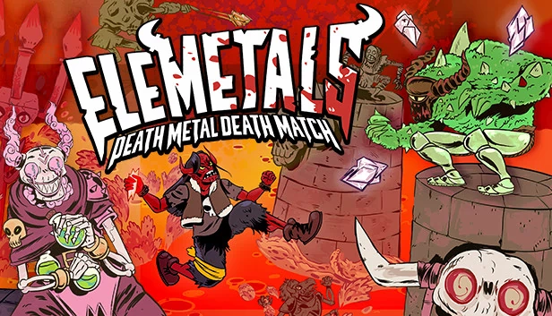 EleMetals：死亡金属死亡竞赛！（EleMetals: Death Metal Death Match!） 游戏封面
