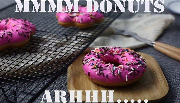 mmmmm 甜甜圈 arhhh......（mmmmm donuts arhhh......） 游戏封面