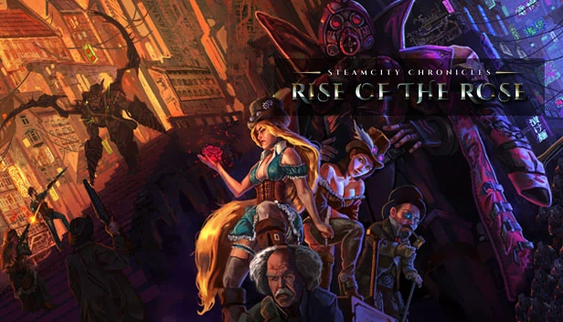 蒸汽都市编年史：玫瑰崛起（SteamCity Chronicles - Rise Of The Rose） 游戏封面