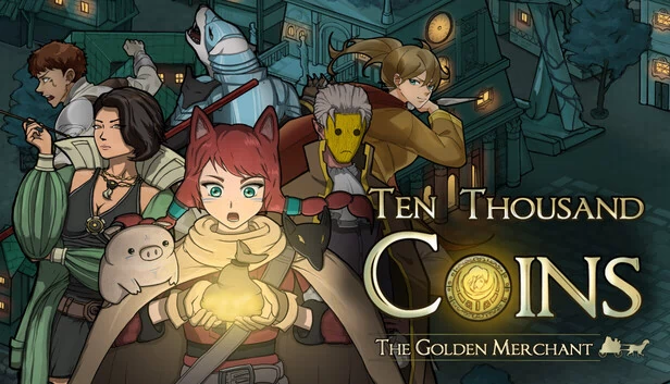 万枚金币：黄金商人（Ten Thousand Coins: The Golden Merchant） 游戏封面
