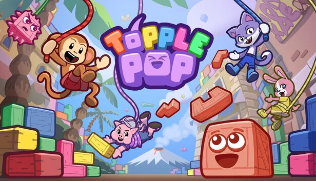 TopplePOP：蹦极大片（TopplePOP: Bungee Blockbusters） 游戏封面