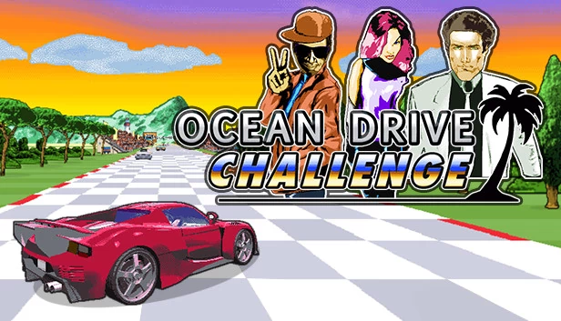 《Ocean Drive Challenge Remastered》(Ocean Drive Challenge Remastered) 游戏封面