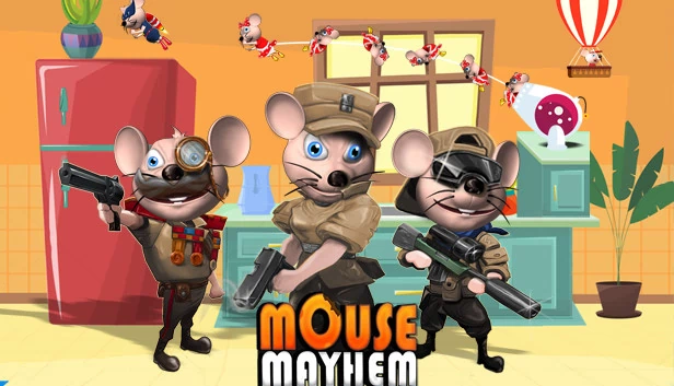 鼠患狂潮：射击与竞速（Mouse Mayhem Shooting & Racing） 游戏封面