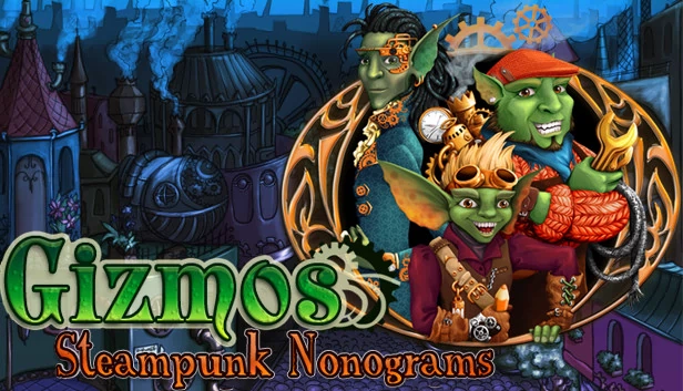 齿轮谜题：蒸汽朋克非ograms（Gizmos: Steampunk Nonograms） 游戏封面