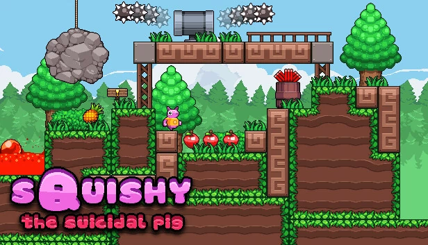 脆弱自杀的小猪（Squishy the Suicidal Pig） 游戏封面
