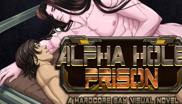 Alpha Hole Prison - 一部耽美、男同、壮汉视觉小说（Alpha Hole Prison - A Yaoi, Gay, Bara Visual Novel） 游戏封面