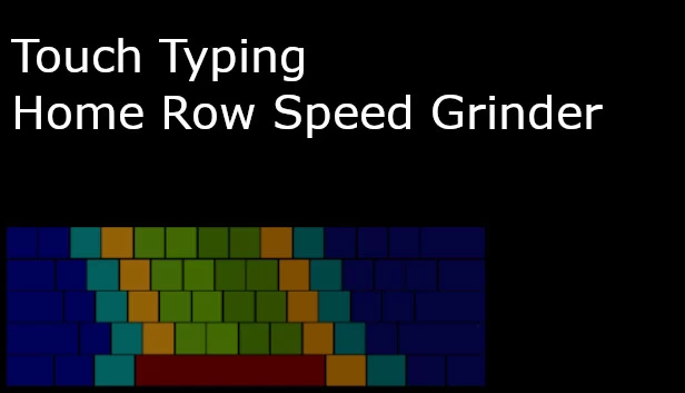 盲打主行速练器（Touch Typing Home Row Speed Grinder） 游戏封面