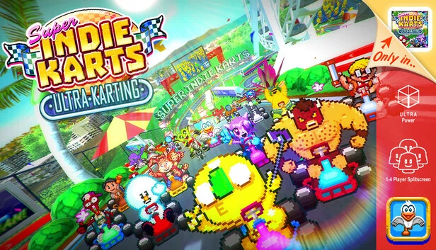 超级独立卡丁车（Super Indie Karts） 游戏封面