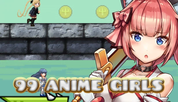 99位动漫少女（99 Anime Girls） 游戏封面