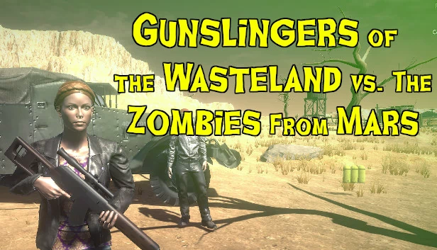 废土枪手大战火星僵尸（Gunslingers of the Wasteland vs. The Zombies From Mars） 游戏封面
