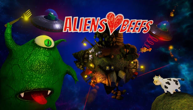 外星人爱牛肉（Aliens Love Beefs） 游戏封面