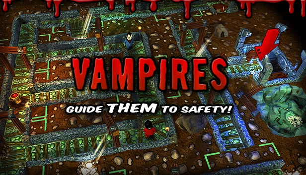 吸血鬼引路者！（Vampires: Guide Them to Safety!） 游戏封面