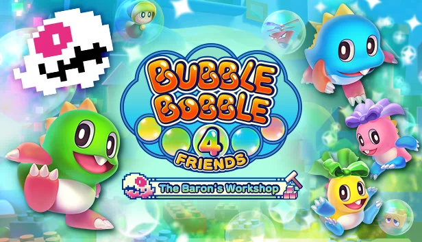 泡泡龙4：朋友 - 男爵的工作坊（Bubble Bobble 4 Friends: The Baron's Workshop） 游戏封面