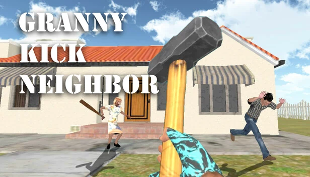 奶奶踢邻居（Granny Kick Neighbor） 游戏封面