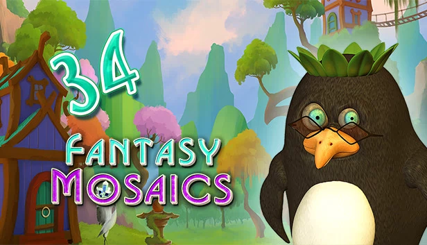 奇幻马赛克34：禅意花园（Fantasy Mosaics 34: Zen Garden） 游戏封面