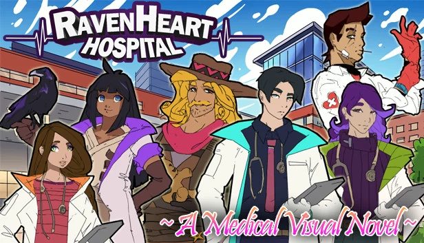 乌鸦心医院：医疗视觉小说（RavenHeart Hospital: A Medical Visual Novel） 游戏封面