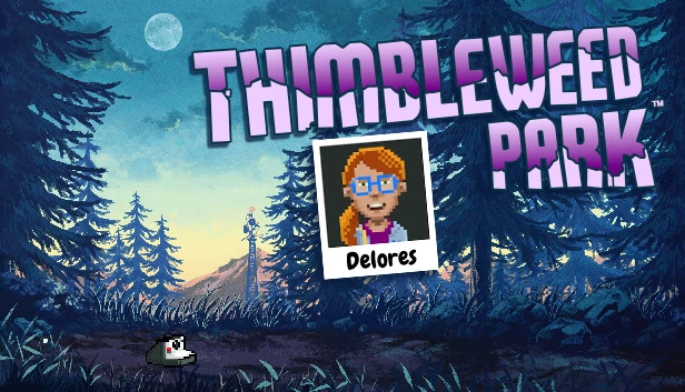 德洛丽丝:《银莲公园》迷你冒险(Delores: A Thimbleweed Park Mini-Adventure) 游戏封面