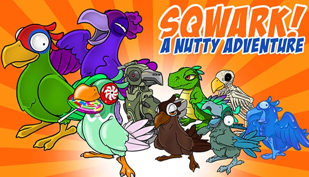 Sqwark！坚果大冒险（Sqwark! A Nutty Adventure） 游戏封面