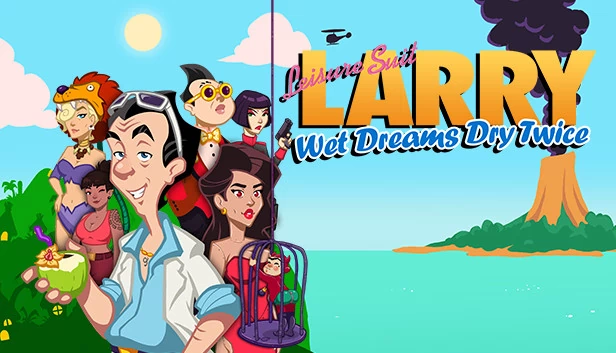 莱isure Suit Larry：湿梦干两次（Leisure Suit Larry - Wet Dreams Dry Twice） 游戏封面