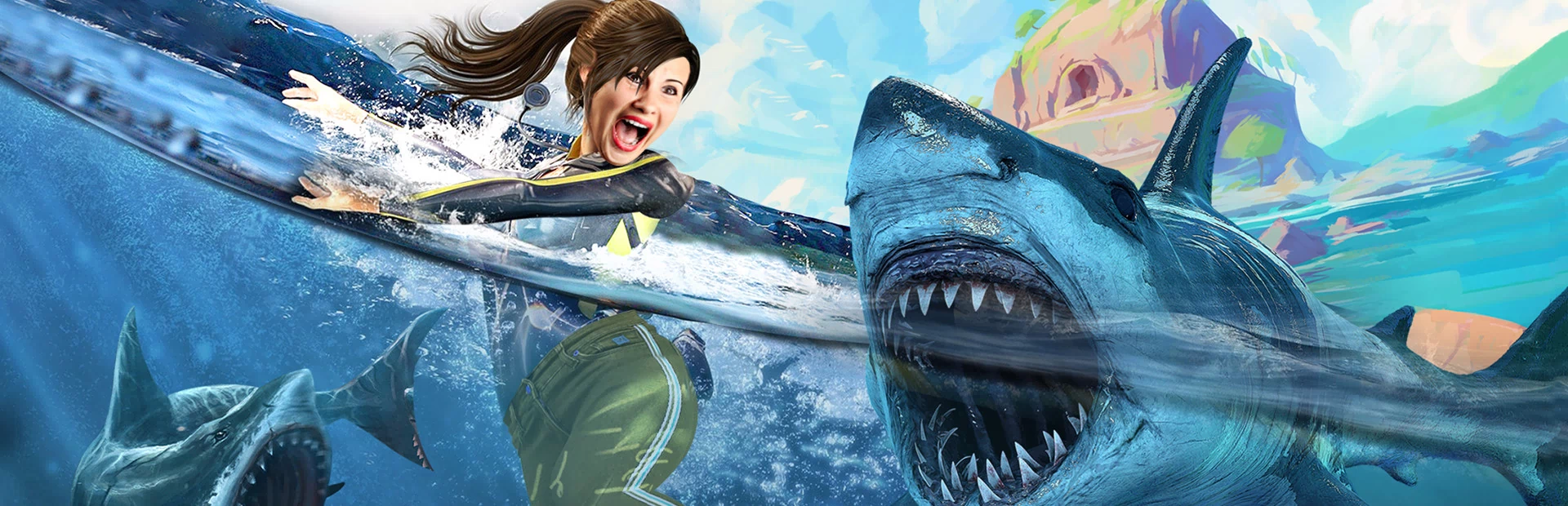 鲨鱼袭击（Shark Attack） 游戏封面