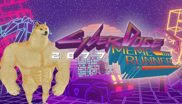 赛博狗2077:梗图跑酷(Cyber-doge 2077: Meme runner) 游戏封面