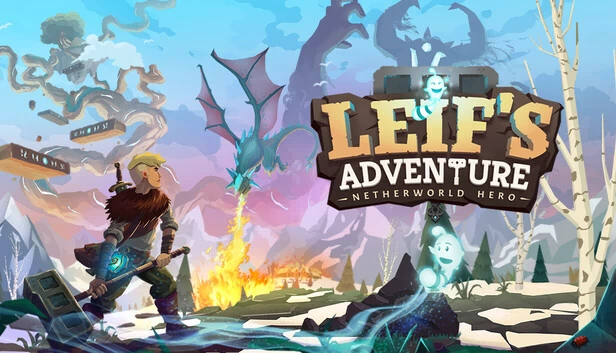 莱夫的冒险:冥界英雄(Leif's Adventure: Netherworld Hero) 游戏封面