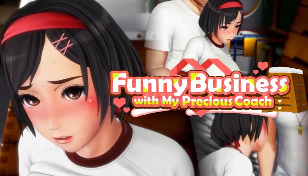 与珍贵教练的搞笑事务（Anipuzzle系列）（Funny Business with My Precious Coach (Anipuzzle Series)） 游戏封面