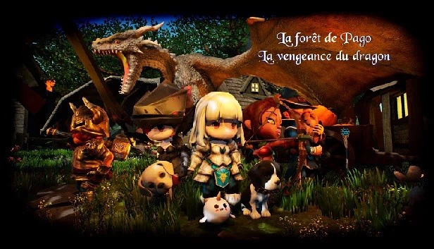 帕戈森林：龙之复仇（LA FORET DE PAGO : LA VENGEANCE DU DRAGON） 游戏封面