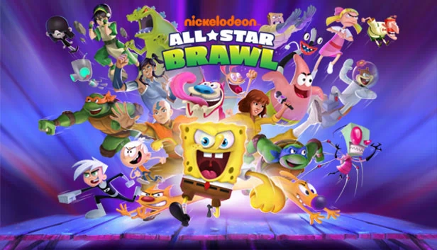 尼克儿童频道全明星大乱斗(Nickelodeon All-Star Brawl) 游戏封面