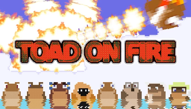 火焰蟾蜍（Toad On Fire） 游戏封面