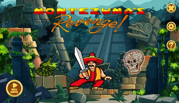蒙特祖玛的复仇(Montezuma's Revenge) 游戏封面