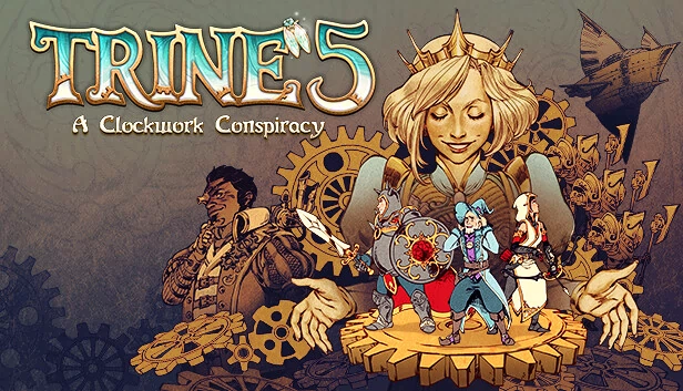 三位一体5：发条阴谋（Trine 5: A Clockwork Conspiracy） 游戏封面