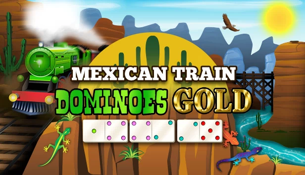 墨西哥火车多米诺骨牌 黄金版（Mexican Train Dominoes Gold） 游戏封面