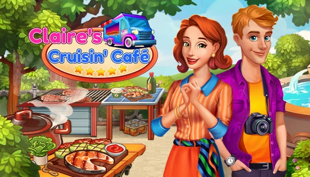 克莱尔的巡航咖啡馆(Claire's Cruisin' Cafe) 游戏封面