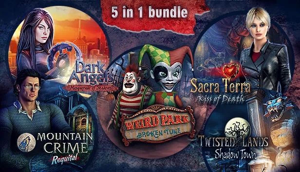 隐藏物品合集 5 in 1（Hidden Object Bundle 5 in 1） 游戏封面